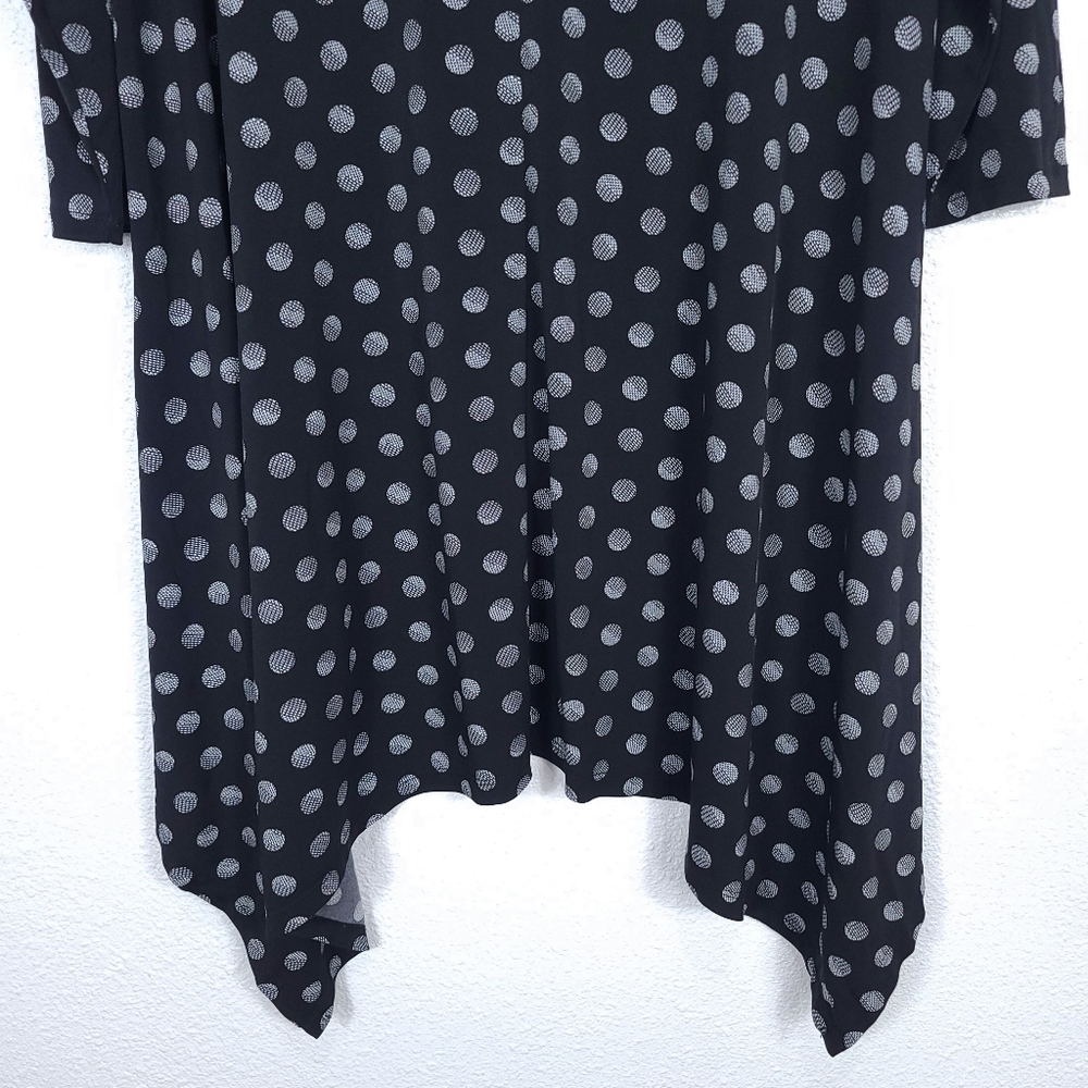 CHICO'S Solar Polka Dots Tunic Top - Picture 13 of 14